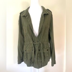 Sanctuary Utility Jacket in Army Green‎